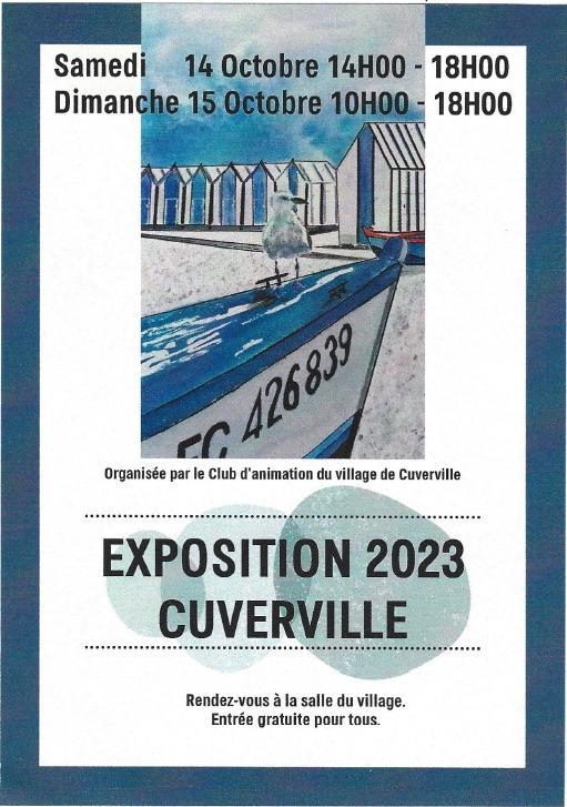 Affiche expo club du village 2023
