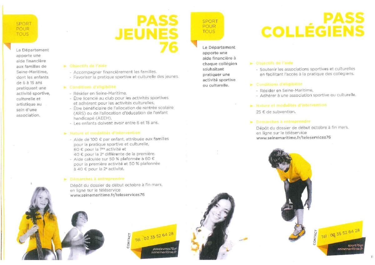 Pass collégiens